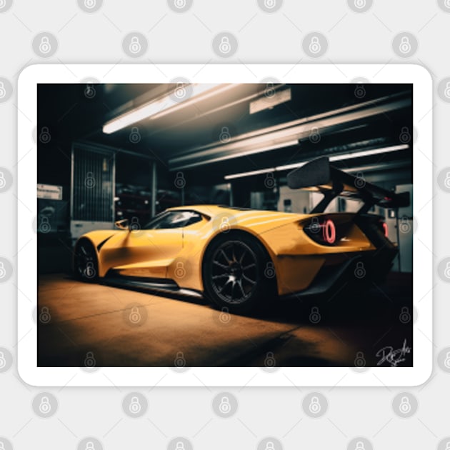 Ford GT40 Concept Sticker by DigiArtsSpace